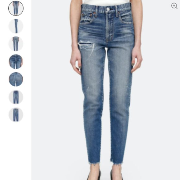Moussy Denim - NWT Moussy Vintage Hammond High Rise Ankle Cut Crop Straight Leg Denim Jeans